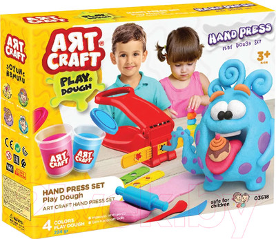 Набор для лепки Aяt Craft Ручной пресс / 03618/ОР