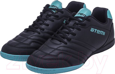 Бутсы футбольные Atemi Indoor SBA-004 (черный/бирюзовый, р-р 40)
