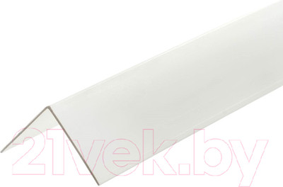 Угол для стеновой панели STELLA Универсальный ПВХ 2700x20x20мм (белый)