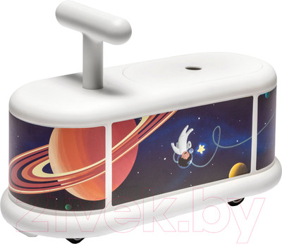 Каталка детская Italtrike Космический полет / 2111SPA990101 (белый)