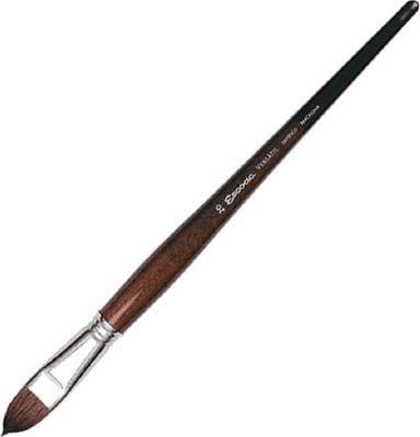 Кисть для рисования Escoda Versatil Brush L/H. Синтетика кошачий язык №20 / S3042-20