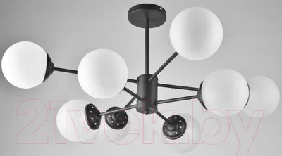 Потолочный светильник Mirastyle BL-1396/8 BK
