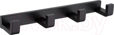 Крючок для ванной Abber Westen AA1751B (черный матовый)