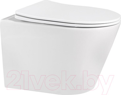 Унитаз подвесной Abber Bequem AC1102 (белый)