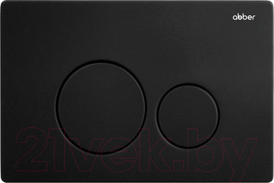 Кнопка для инсталляции Abber AC0121MB (черный матовый)