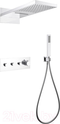 Душевая система со смесителем Abber Rund AF8752 (хром)