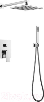 Душевая система со смесителем Abber Wasser Kreis AF8018 (хром)