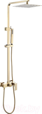 Душевая система со смесителем Abber Daheim AF8220G (золото матовое)