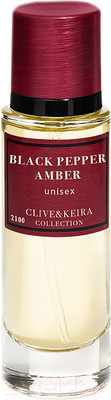 Парфюмерная вода Clive&Keira Pepper Amber Unisex 2100 Black (30мл)