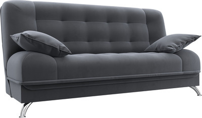 Диван Лига Диванов Анна / 102745 (велюр серый)
