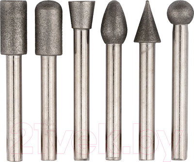 Набор борфрез FIT Усиленная сталь с алмазным напылением / 36482