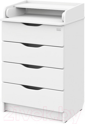 Комод пеленальный Атон Сириус Wood 604 ПВХ (белый аляска)