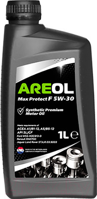 Моторное масло Areol Max Protect F 5W30 / 5W30AR015 (1л)