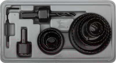 Набор коронок FIT Профи 19-64мм в кейсе / 36741