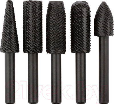 Набор борфрез FIT Стальные / 36475 (5шт)
