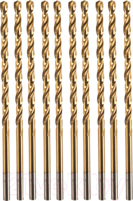 Набор сверл FIT HSS по металлу / 34250 (10шт)