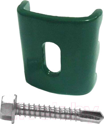 Крепление для забора Белзабор 36x56 Zn+ Ral6005 (уп. 10шт)