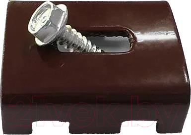 Крепление для забора Белзабор 36x56 Zn+ Ral8017 (уп. 10шт)