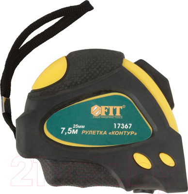 Рулетка FIT Контур с автостопом / 17367