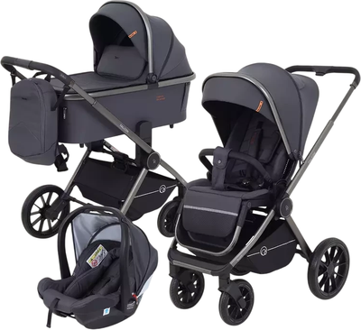 Детская универсальная коляска Rant Falcon 3 в 1 / RA098 (Graphite)