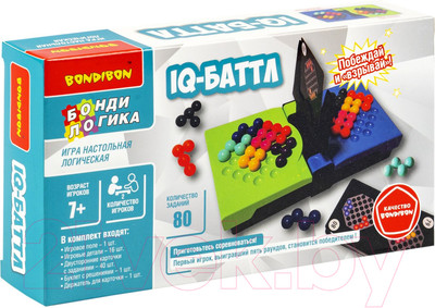 Настольная игра Bondibon БондиЛогика IQ-Баттл / ВВ5987