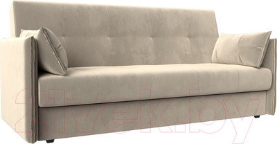Диван Лига Диванов Лига-018 / 117851 (микровельвет бежевый)