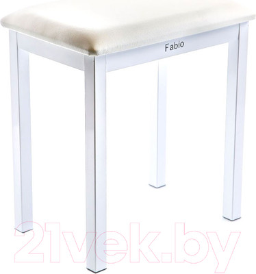 Банкетка для музыкантов Fabio D-90H WH (белый)