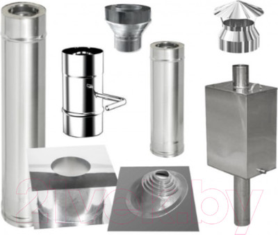 Дымоход для котла КомфортПром Банный стандарт 10221172