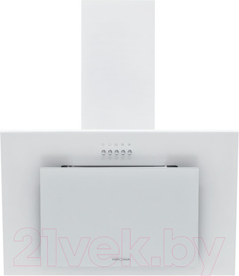 Вытяжка наклонная Krona Vierkant 600 PB / КА-00005790 (белый)