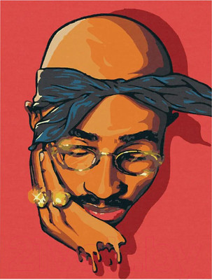 Картина по номерам Red Panda Тупак p54137 (30х40)