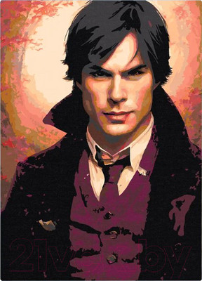 Картина по номерам Red Panda Дневники вампирас p54944