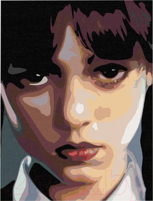 Картина по номерам Red Panda Уэнсдэй Аддамс p54970