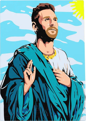 Картина по номерам Red Panda Лионель Месси p55010