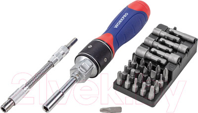 Отвертка Workpro GSCI-1607 (с битами)