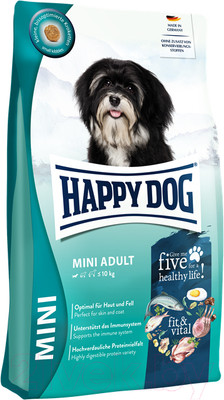 Сухой корм для собак Happy Dog Mini Adult Fit & Vital 26/14 / 61199 (4кг)