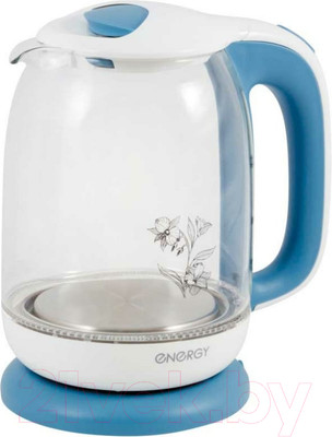 Электрочайник Energy E-281 / 164117 (белый/голубой)