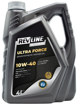 Моторное масло Revline Ultra Force Semisynthetic 10W40 / RUF10404 (4л)