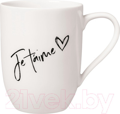 Кружка Villeroy & Boch Statement. Je t'aime / 10-1621-9672