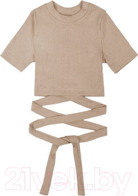 Футболка детская Amarobaby Generation / AB-OD22-GN2701/03-134 (бежевый, р.134)