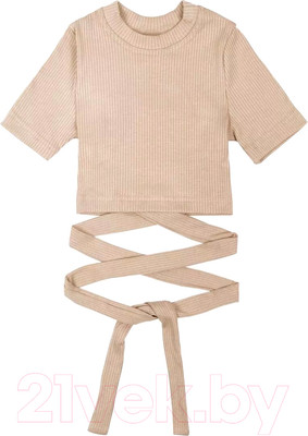 Футболка детская Amarobaby Generation / AB-OD22-GN2701/03-146 (бежевый, р.146)