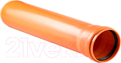 Труба наружной канализации РосТурПласт SN4 110x2000мм / 11211