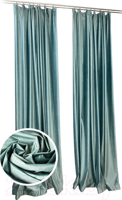 Комплект штор Ника Зварико 7300270/2 300x270 (светлый изумруд 25)