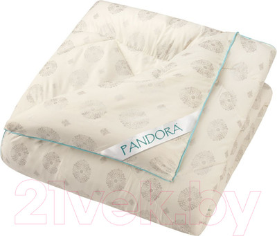 Одеяло PANDORA Овечья шерсть тик стандартное 172x205