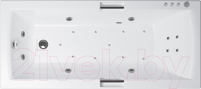 Ванна акриловая Triton Алекса 150x75 Люкс Flat (с гидромассажем)