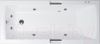 Ванна акриловая Triton Алекса 170x75 Базовая Flat (с гидромассажем)
