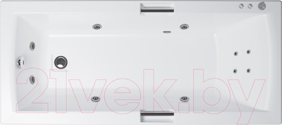 Ванна акриловая Triton Алекса 170x75 Стандарт Flat (с гидромассажем)