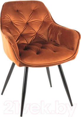 Стул Signal Cherry Velvet (Bluvel 4215 корица/черный)