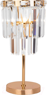 Прикроватная лампа Евросвет Strotskis 01136/1 (золото/прозрачный хрусталь)