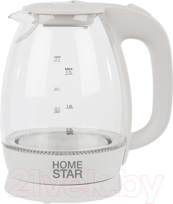 Электрочайник HomeStar HS-1012 (белый)