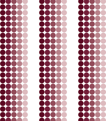 Шторка-занавеска для ванны Вилина Ритм / 6984-010 (180x180, бордовый)